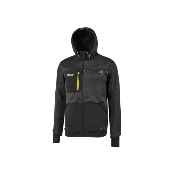 FELPA FULL ZIP + CAPPUCCIO GALAXY U-POWER - immagine 11