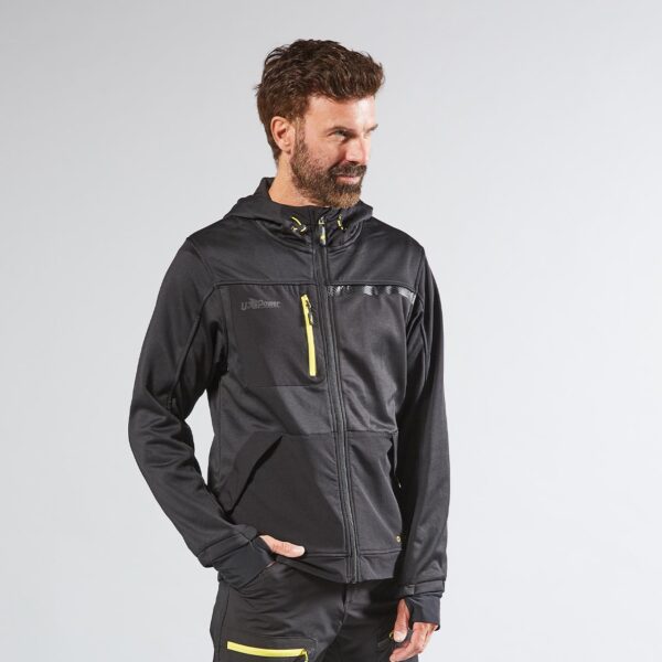 FELPA FULL ZIP + CAPPUCCIO GALAXY U-POWER - immagine 9