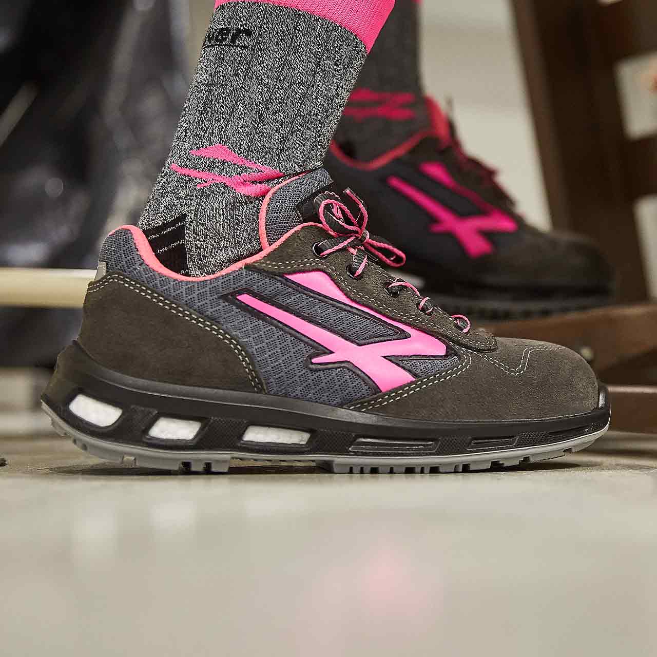 Scarpe Antinfortunistiche U-POWER Ronan S3S – Basse, Puntale Alluminio, Antiperforazione, Suola PU/Vibram – Unisex