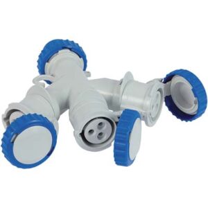 ADATTATORE MULTIPLO SPINA BLU PRESA BLU FME
