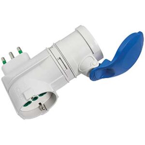 ADATTATORE 16A PRESA BLU + 16A BIP + SCHUKO FME