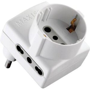 ADATTATORE TRIPLO 16A -16A BIP + SCH ELECTRALINE